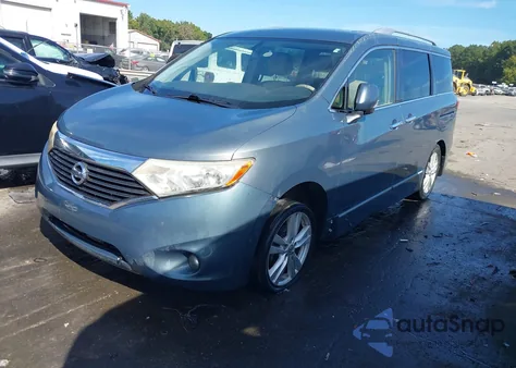 2012 Nissan Quest Sl z USA, uszkodzony, nr VIN JN8AE2KP3C9045997